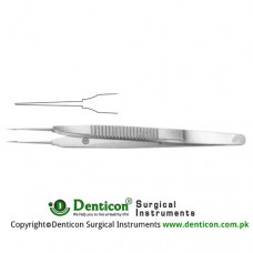 Austin Micro Suturing Forceps With Platform Stainless Steel, 14 cm - 5 1/2" Tip Size 0.8 mm